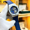 Hublot New Model Quartz Watch – Date Feature & Rubber Strap with Master Lock