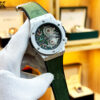 Hublot New Model Quartz Watch – Date Feature & Rubber Strap with Master Lock