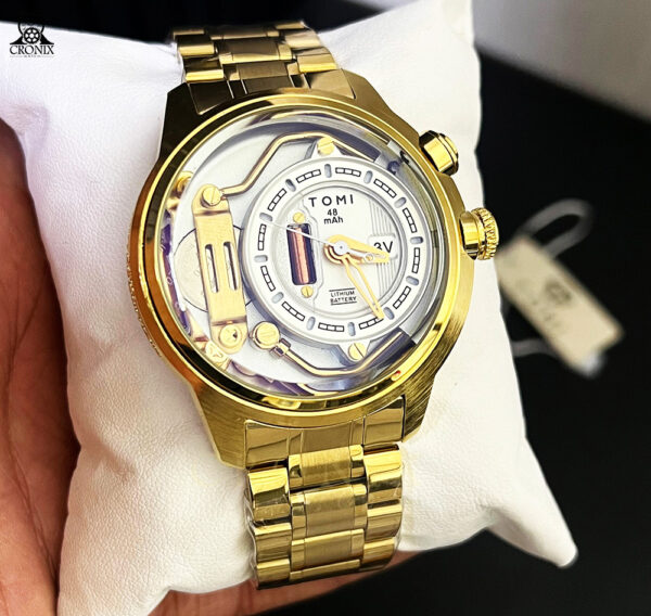 TOMI Steel Chain Watch