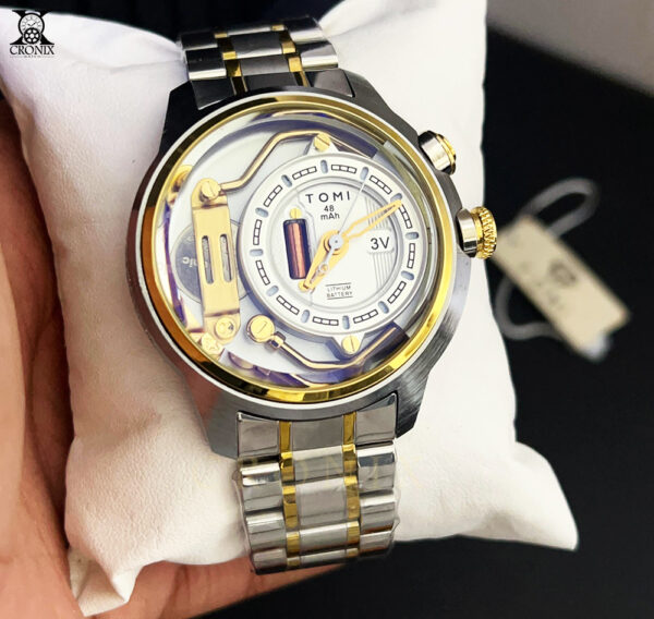 TOMI Steel Chain Watch