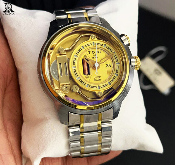 TOMI Steel Chain Watch