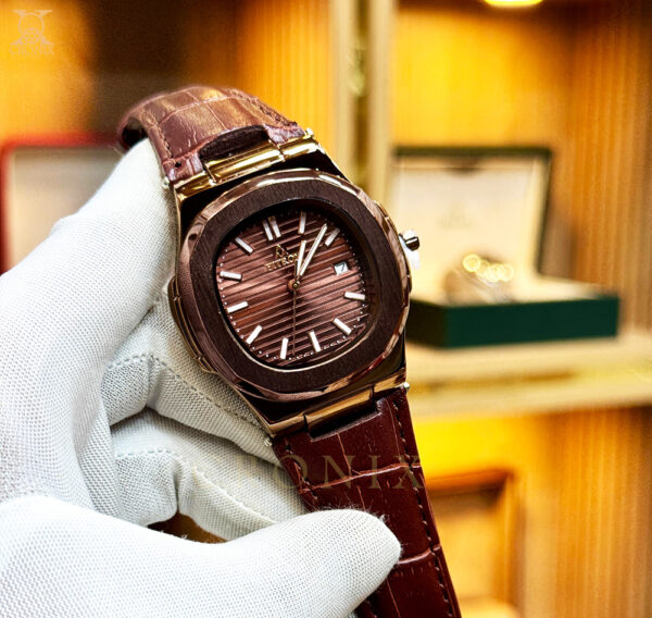 Fitron Original Quartz Watch – Date Function & Leather Strap