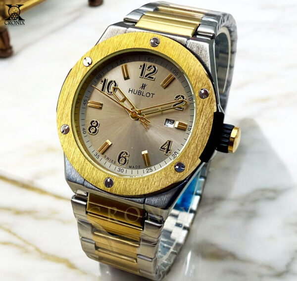Hublot Inspired Watch (New Model) with Date & Butterfly Lock