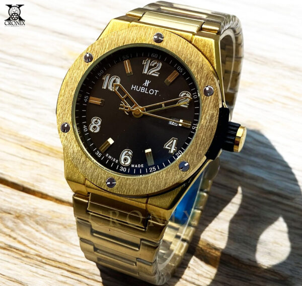 Hublot Inspired Watch (New Model) with Date & Butterfly Lock