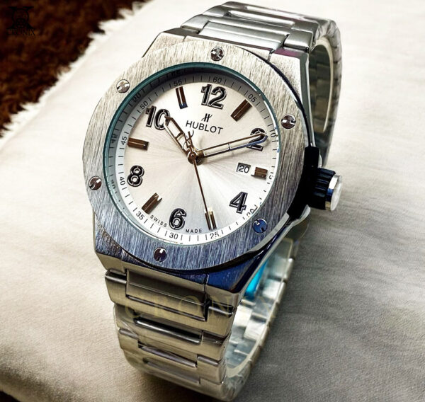 Hublot Inspired Watch (New Model) with Date & Butterfly Lock