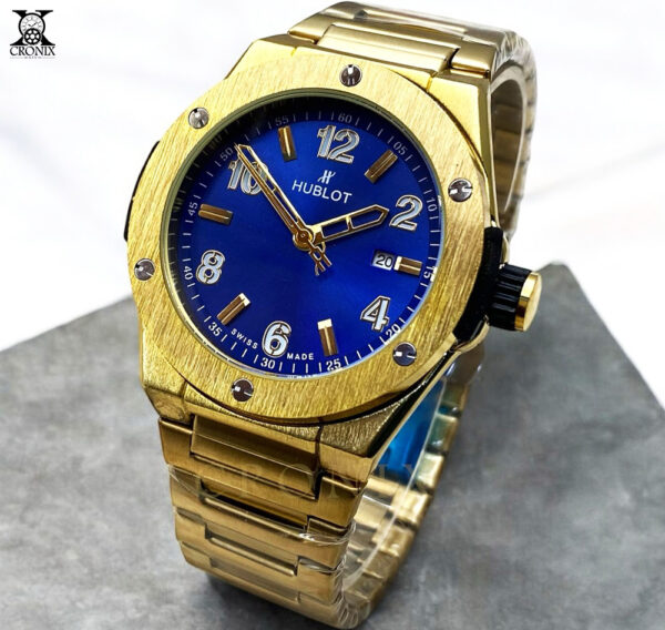 Hublot Inspired Watch (New Model) with Date & Butterfly Lock