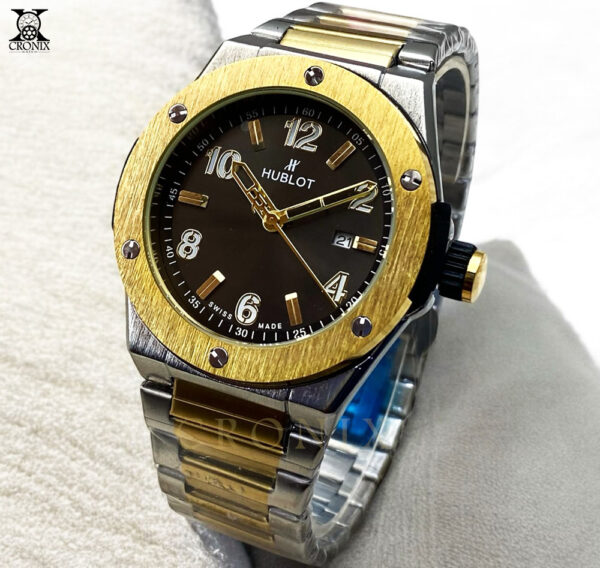 Hublot Inspired Watch (New Model) with Date & Butterfly Lock