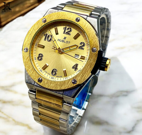 Hublot Inspired Watch (New Model) with Date & Butterfly Lock