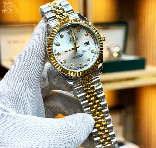 Rolex Inspired Watch (Second Copy) – Quartz Movement with Date & Taj Lock