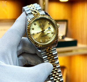 Rolex Inspired Watch (Second Copy) – Quartz Movement with Date & Taj Lock