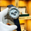 Rolex Second Copy Watch – Quartz Movement with Stone Bezel & Rubber Strap