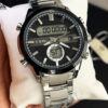TOMI Original – Digital & Analog Watch | Steel Chain | Multi-Function Display