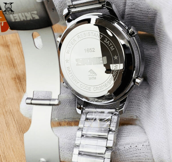 Skmei Original – Dual Time Stainless Steel Watch | Full Function