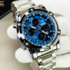SKMEI 1389 Original – Dual Time Watch | Stainless Steel | Gents Collection