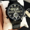 TOMI Original – Digital & Analog Watch | Steel Chain | Multi-Function Display