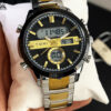 TOMI Original – Digital & Analog Watch | Steel Chain | Multi-Function Display