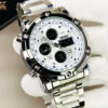 SKMEI 1389 Original – Dual Time Watch | Stainless Steel | Gents Collection